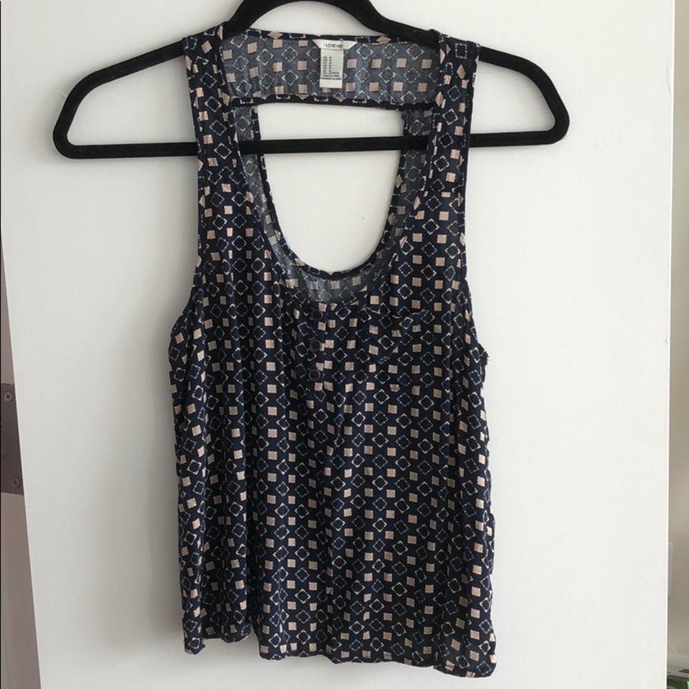 cute pink and blue top